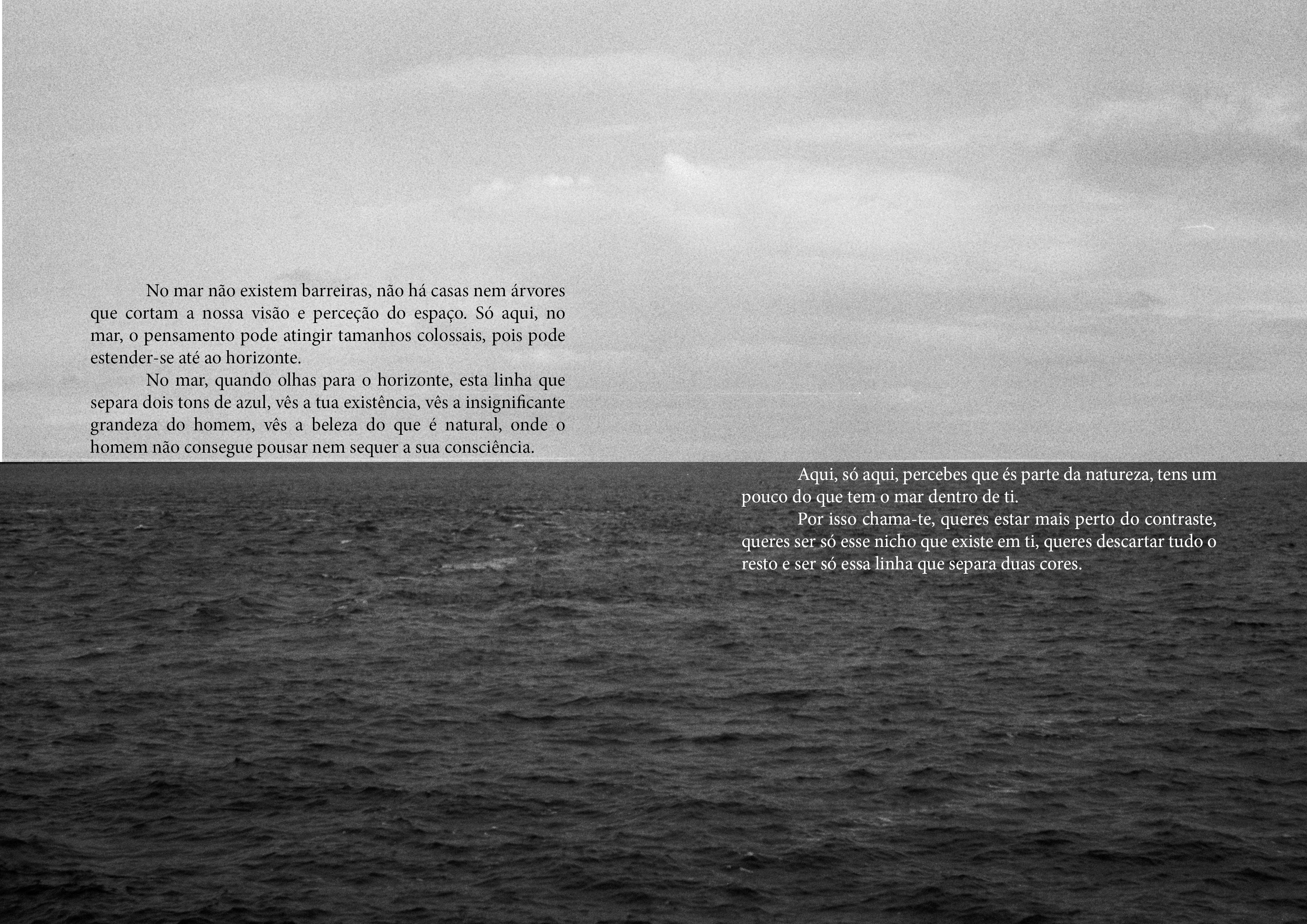 No mar não existem barreiras, livro Consciência